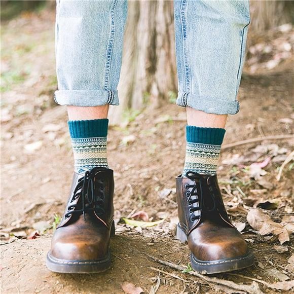 5 Pack Wool Socks for Women - Picture 6 of 7